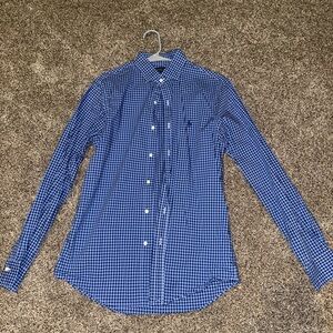 Polo Ralph Lauren Blue Checkered Men's Shirt